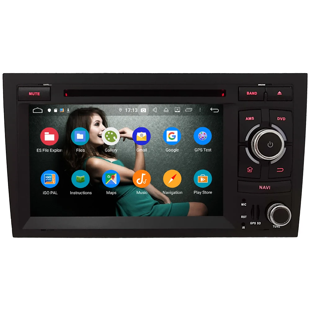 Klyde 4G wifi Android 9 Восьмиядерный 4 Гб ОЗУ 64 Гб ПЗУ DSP BT автомобильный DVD мультимедийный плеер Радио стерео для Audi A4 S4 RS4 8E 8F B9 B7