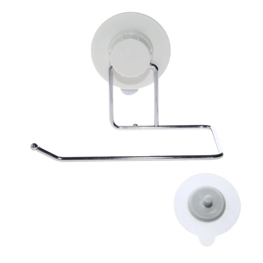 

Toilet Paper Holder Bathroom Suction Hanger Tissue Rack Kitchen Towel Hook Drop Ship Support