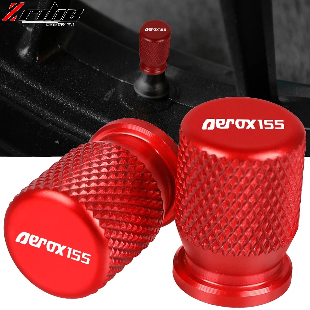Motorcycle Accessorie Wheel Tire Valve Stem Caps Cnc Airtight Covers For Yamaha Aerox155 Aerox 155 Nvx 155 Nvx155 2015-2020