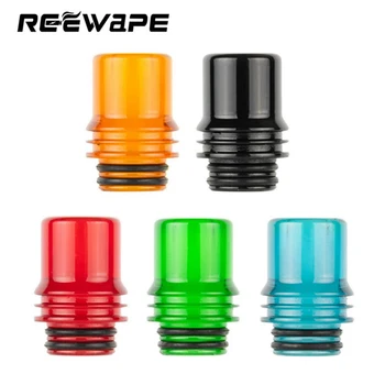 

1PCS Reewape Polished Colourful Epoxy 510 Drip Tip For All 510 Sized Tanks Drip Tip Mouthpiece