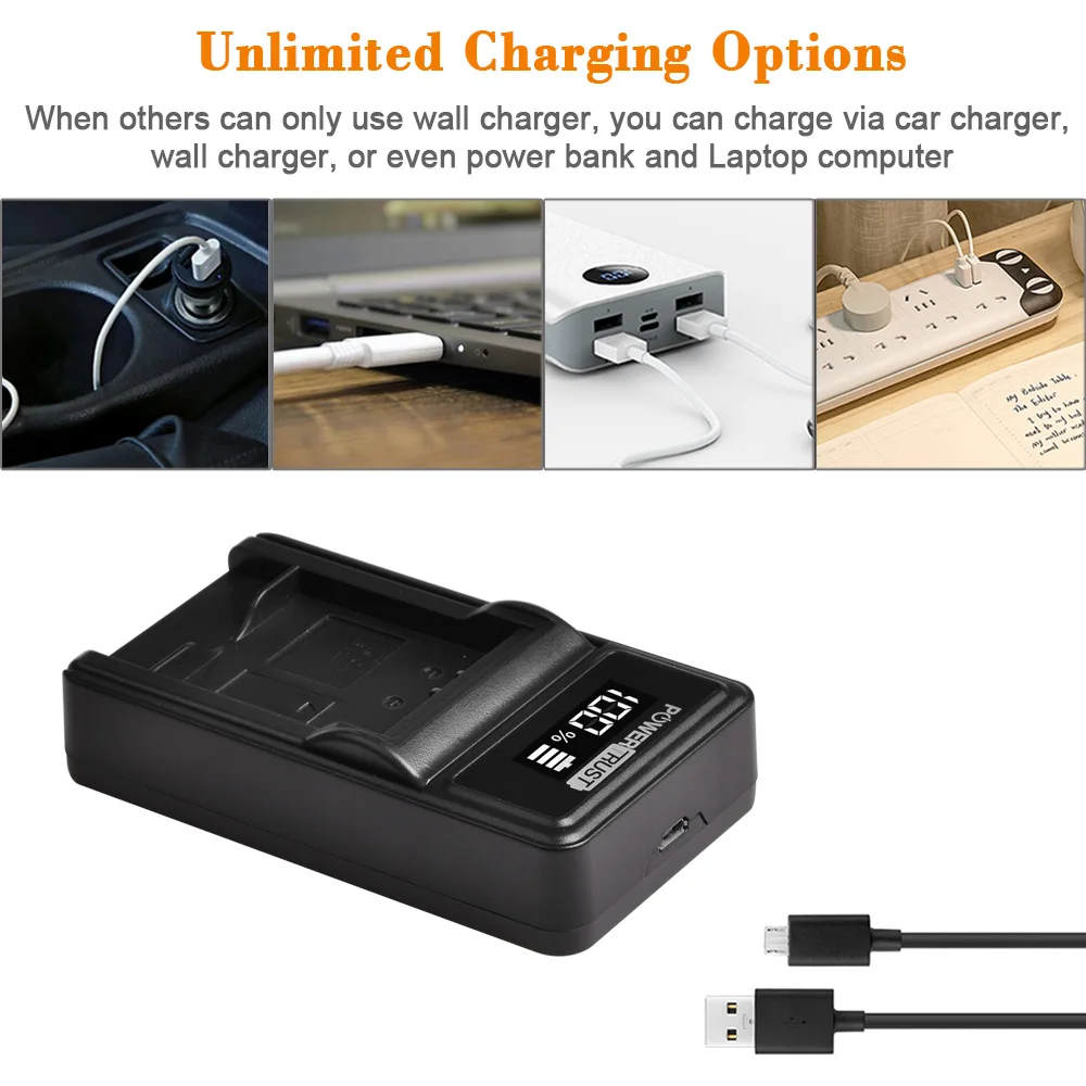 NB-11L 1200mAh NB 11L NB11L Battery and Charger for Canon NB-11LH PowerShot A2300 IS A2400 IS A2500 A2600 A3400 IS