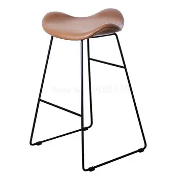 

Nordic light luxury bar chair fashion personality iron bar chair creative bar stool simple modern home high stool