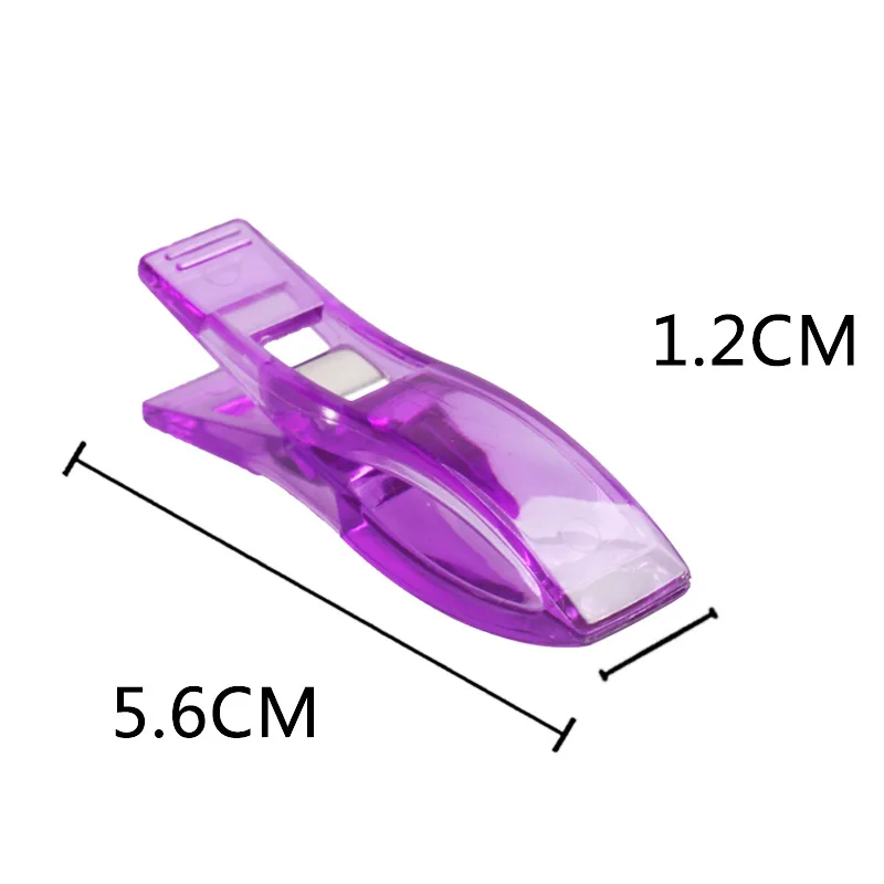 1000pcs/lot Large Wonder Clips for Fabric Quilting Craft Sewing Knitting Crochet DIY Patchwork Fixed Fabric Clamps 5.6x1.2cm