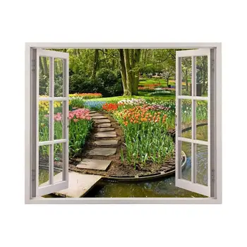 

Diamond-Painting DIY Round Drill 5D Set Embroidery Window View 01 Kits Art Embroidery Handmade Kits Art