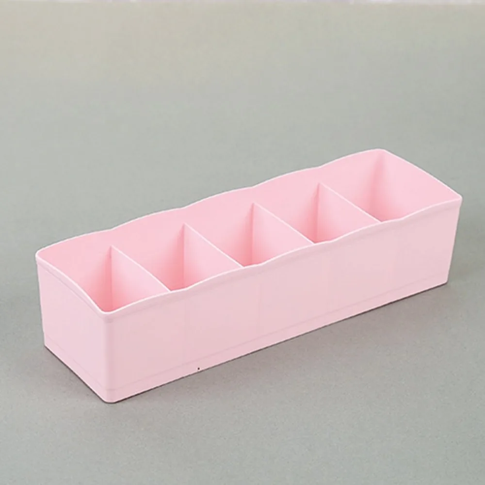 Plastic Desktop Organizer Universal Socks Storage Case Bra Ties Sorting Box Portable Underwear Organizer Home Accessories