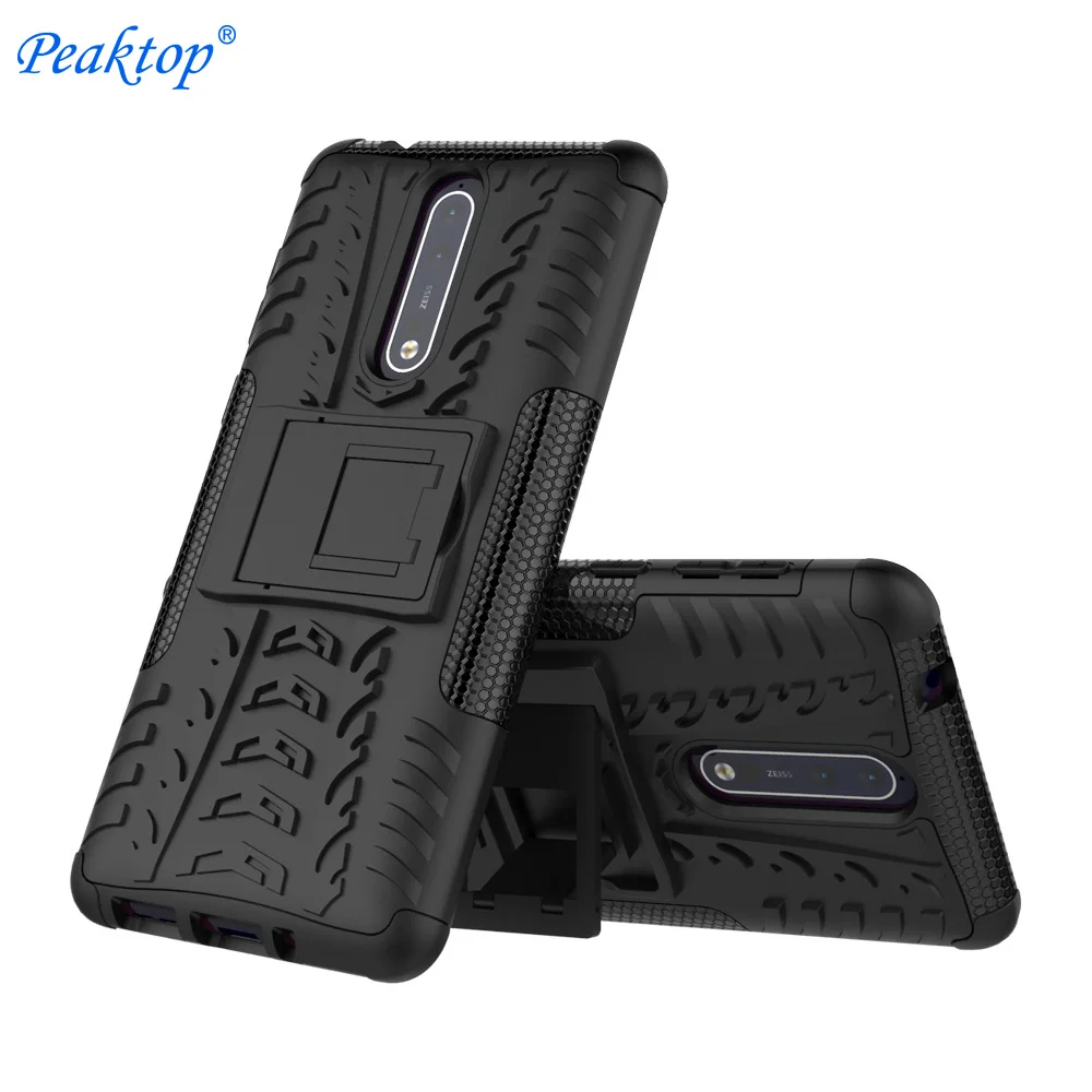 Peaktop TPU+PC Fashion phone case For Nokia 1 2 3 5 6 8 for nokia 3.1 5.1 6.1 7.1 plus 2018 X5 X6 X7 Protection cover | Мобильные