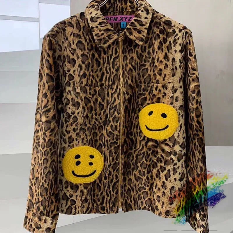 CPFM.XYZ Leopard Zip Work Jacket Men Women 1:1 High Quality Fashion 2020ss Jacket CPFM.XYZ Leopard Zip Work Jacket Men Women 1:1 High Quality Fashion 2020ss Jacket