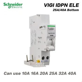 

Schneider IDPN 1P+N 25A 40A 30MA Miniature Circuit Breaker Instantaneous Electronic Residual Current Action Protection Accessory