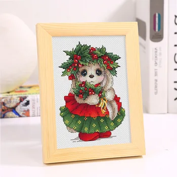 

ZZ1085 Decoration Home Decor New Arrival Homfun Craft Christmas Cross Stich Set NO Hoop Counted DIY Cross Stitch Kit Painting