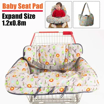 

Multifunctional Baby Children Folding Shopping Cart Cover Baby Shopping Push Cart Protection Cover Safety Seats For Kids