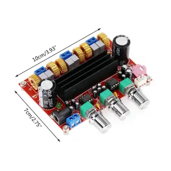 

Amplifier Board TPA3116D2 50Wx2+100W 2.1 Channel 12-24V Digital Power Subwoofer