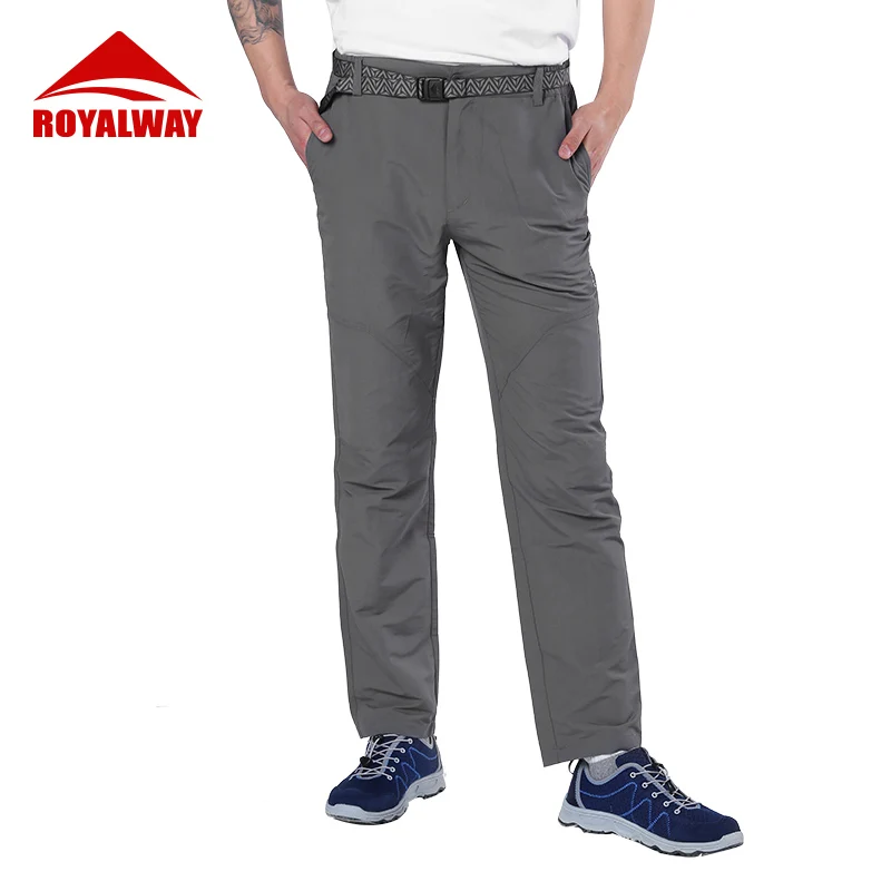 

ROYALWAY Outdoor Travel Multifunctional Pants Breathable Hiking Pant Man Sport Casual Camping Trousers RFPM1026G