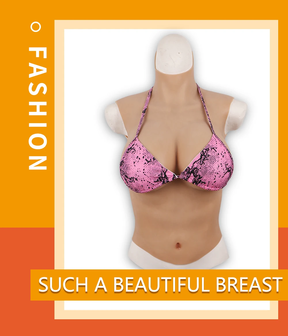 Crossdresser Fake Boobs Realistic Silicone Breast Forms Tits Meme Enhancer For Shemale Sissy Dragqueen Male to Female Crossdressing (1)