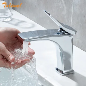 

Brass Bathroom Faucet Lavatory Vessel Sink Basin Faucets Mixer Taps Cold Hot Water Chrome Brushed Gold Gun Gray ORB Black