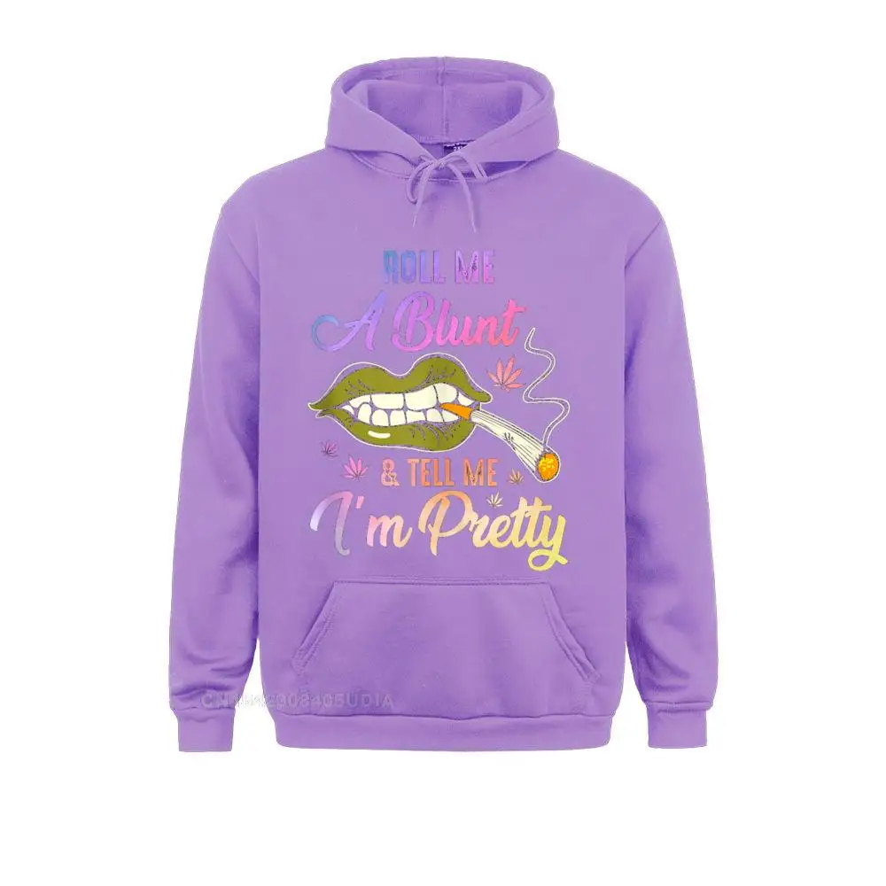 Design Roll Me A Blunt And Tell Me I'm Pretty Funny Weed Lover Tank Top__B11083 Sweatshirts for Students Cute April FOOL DAY  Long Sleeve Sweatshirts Sportswears Roll Me A Blunt And Tell Me I'm Pretty Funny Weed Lover Tank Top__B11083purple