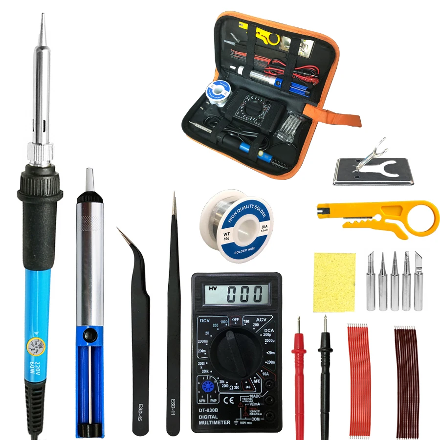 Паяльник Электрический с регулируемой температурой 60 Вт|soldering iron station|iron stationsoldering