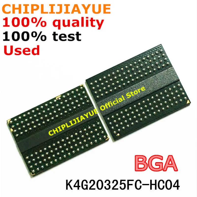 4 шт. тест 100% очень хороший продукт K4G20325FC-HC04 чип K4G20325FC HC04 IC reball с шариками чипсет BGA