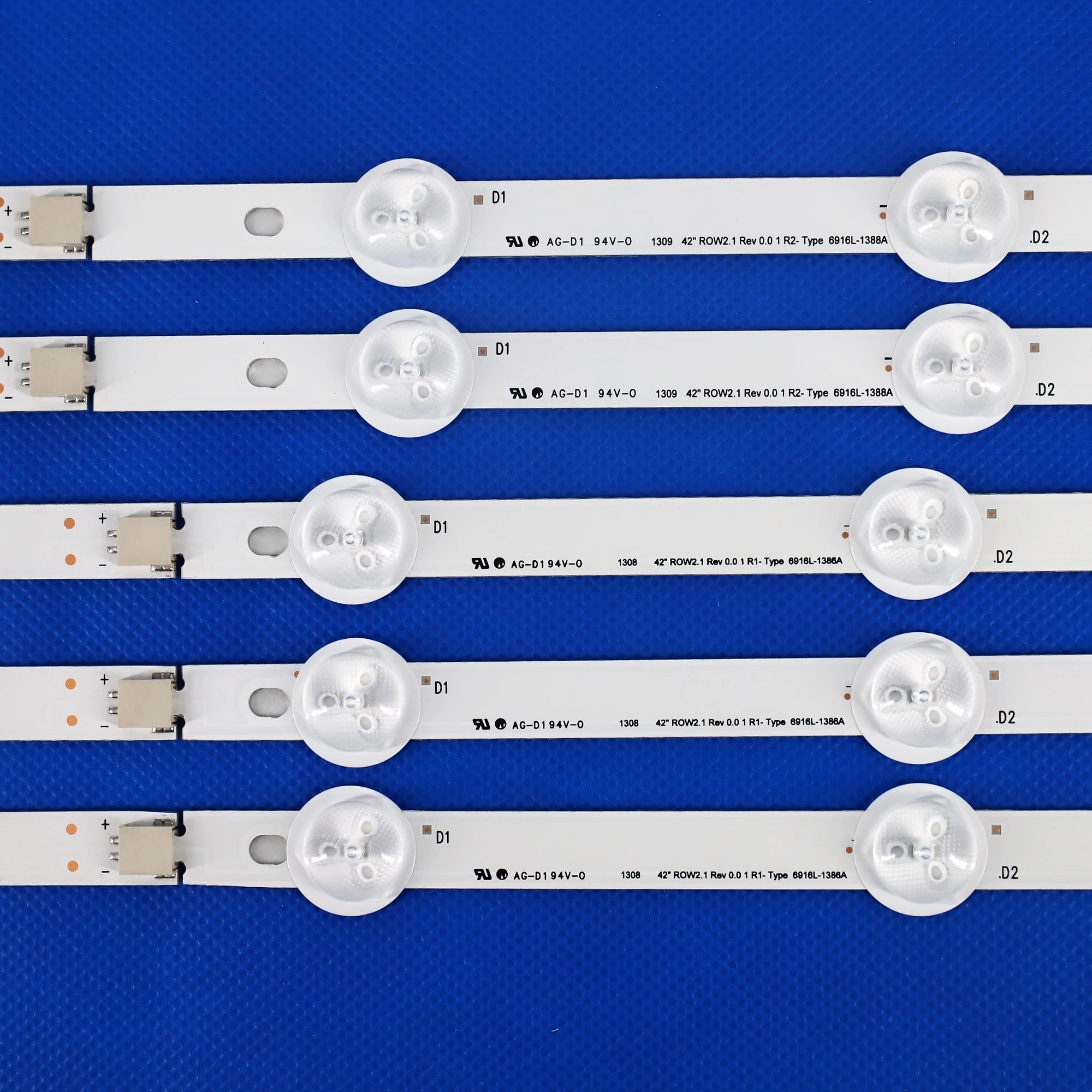 ο LED Ʈ, 42 ġ ROW2.1 REV 0.0, 6916L-1385A, 6916L-1386A, 6916L-1387A, 6916L-1388A, Ʈ 10 