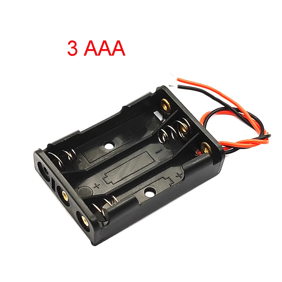 AAA Battery Case 1/2/3/4 Slot With Leads
