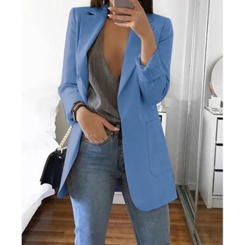 

Autumn 2019 Fashion Hot Sales New Women Casual Slim Business Blazer Suit Female Coat Jacket Outwear for Office Lady Autumn K2