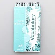 Fluorescent color language learning and memory manual small book