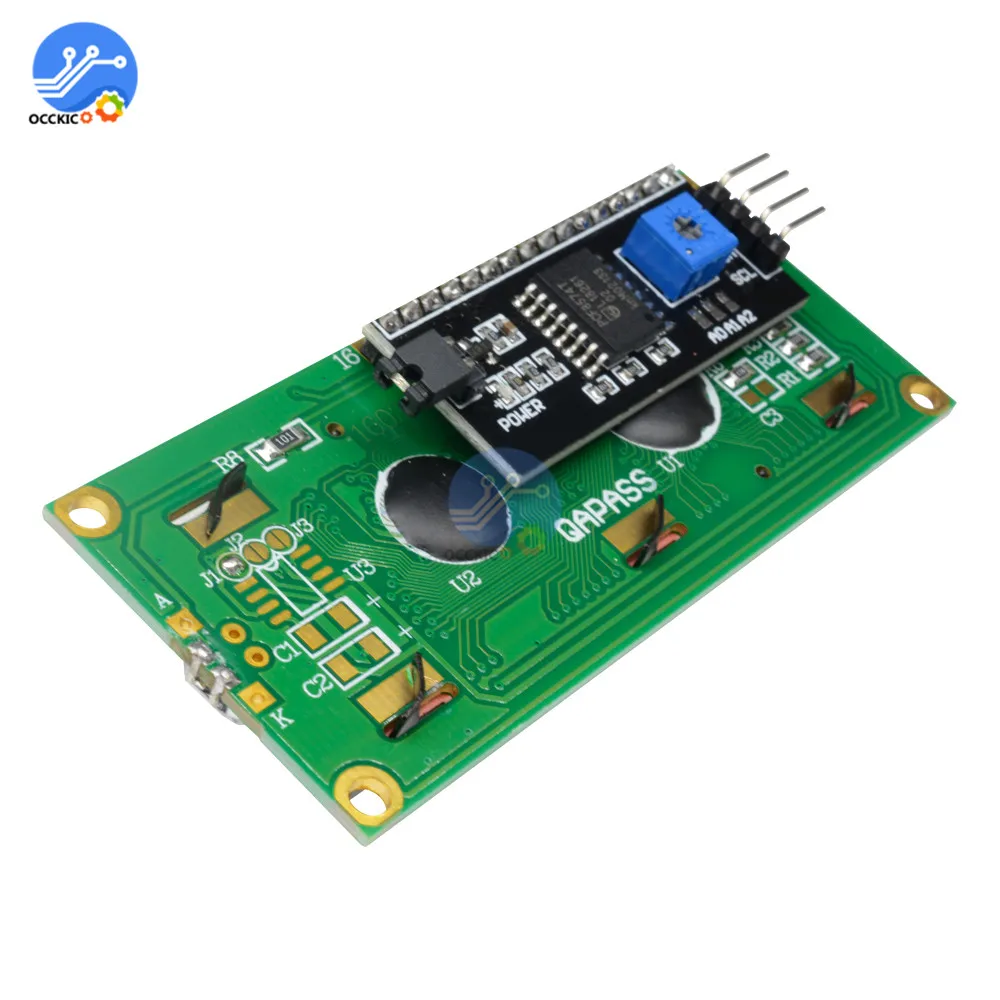 Модуль ЖК дисплея IIC/I2C 1602 дисплей с голубой подсветкой I2C 5 В для Arduino UNO R3 Mega2560|display