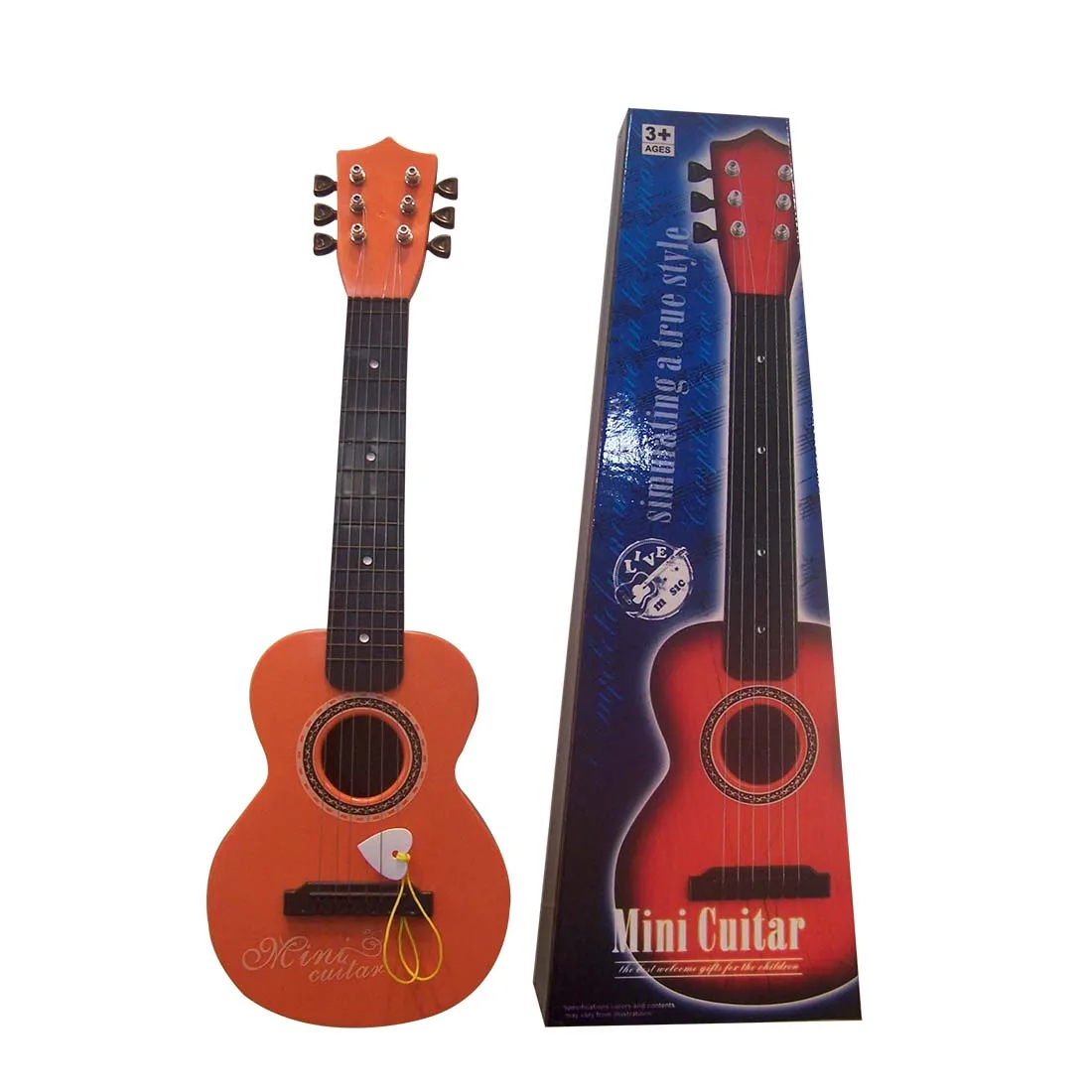 

6 Strings Children Simulation Mini Guitar Kids Educational Music Instrument Toy - Type B-2