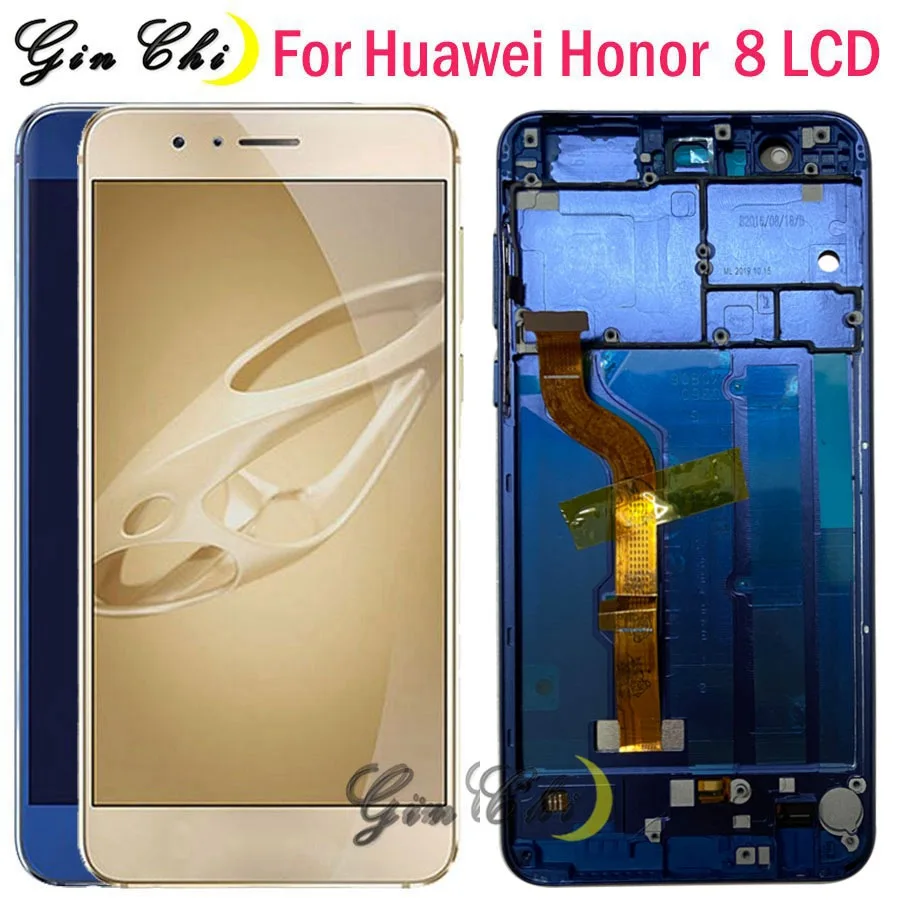 

For Huawei Honor 8 LCD Display Touch Screen Digitizer Honor8 LCD For Huawei Honor 8 LCD With Frame FRD-L19 FRD-L09 Replacement