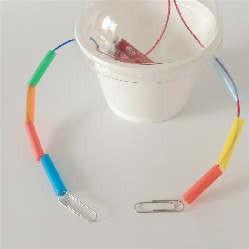 Наука и технология мелкого производства DIY схема проводник детектор детская изобретение экспериментальные Материал изоляции поп
