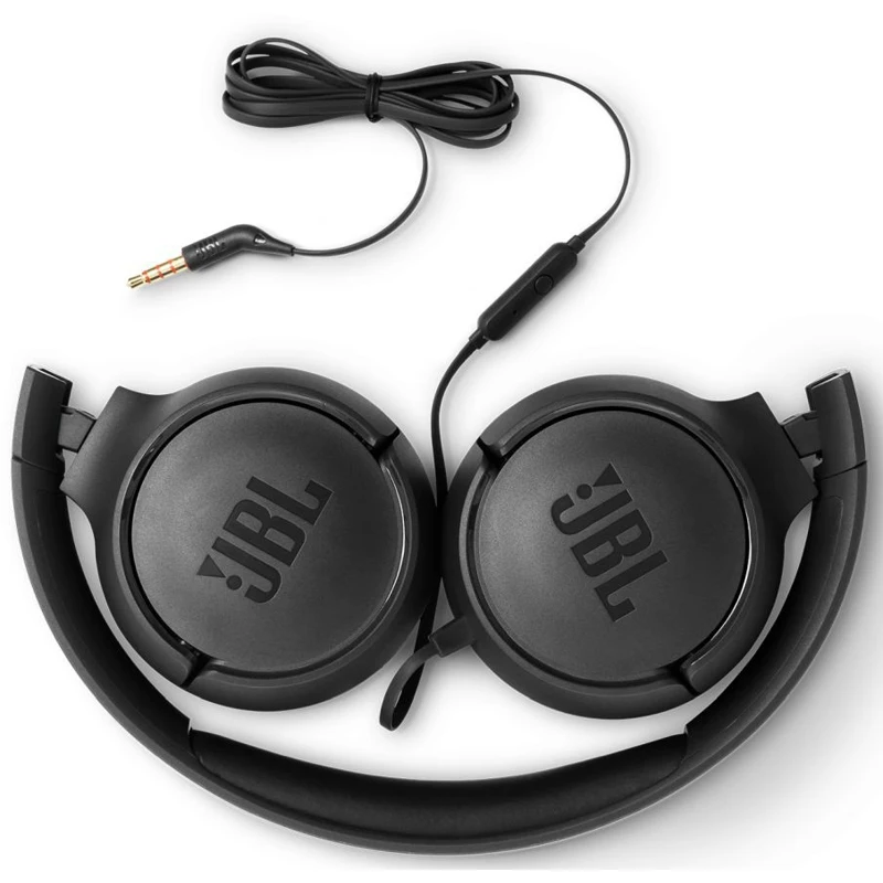 Гарнитура накладные JBL T500 1.187м черный проводные