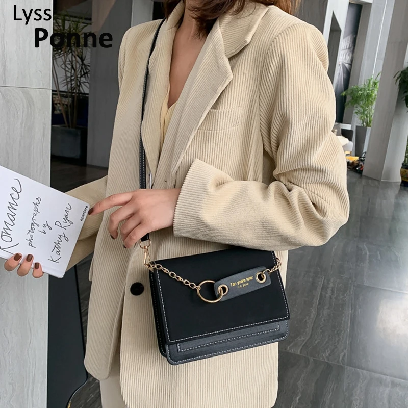 

Leather Crossbody Bags For Women 2020 Chain Messenger Shoulder Bag Ladies Purses and Handbags Cross Body legant Envelop Clutch