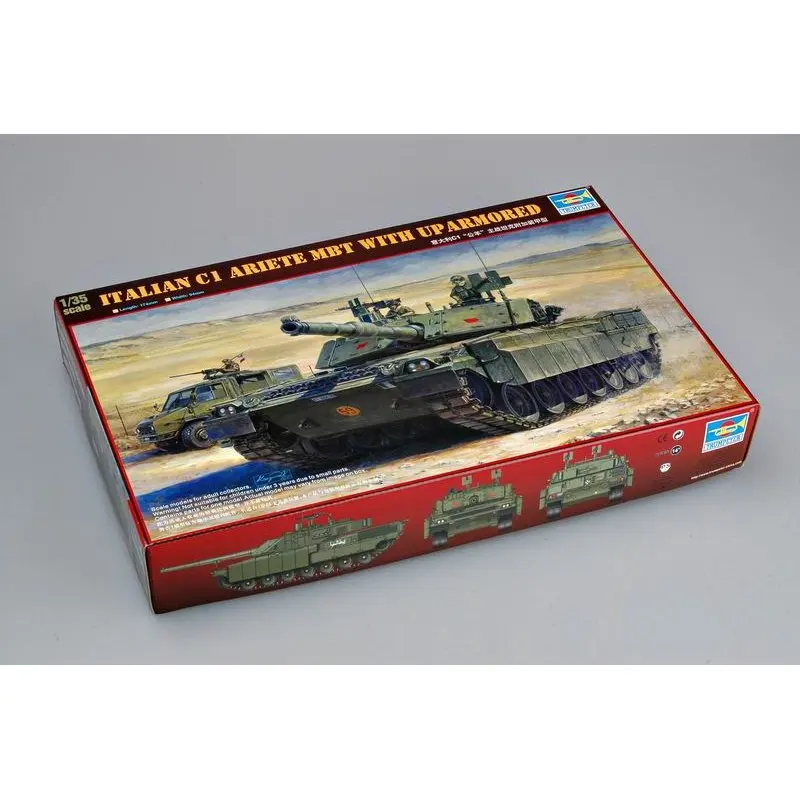 Trumpeter 1/35 Model Military Kit Italian C1 Ariete MBT w' Uparmored Tank 00394 - La Paz County