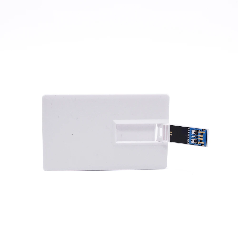 Usb 3 0 Белая пластиковая кредитная карта/карта с индивидуальным логотипом деловой