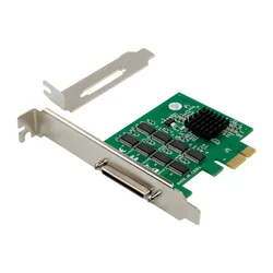 Tarjeta controladora de puerto serie PCIE a DB9 RS232, convertidor de extensión PCI-E Express, Chip XR 17V358, 8 puertos