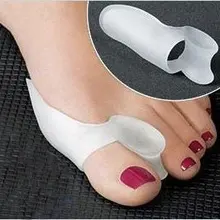 Hallux вальгус палец ноги сепаратор Brace Toe Выпрямитель силикагель Brace завод