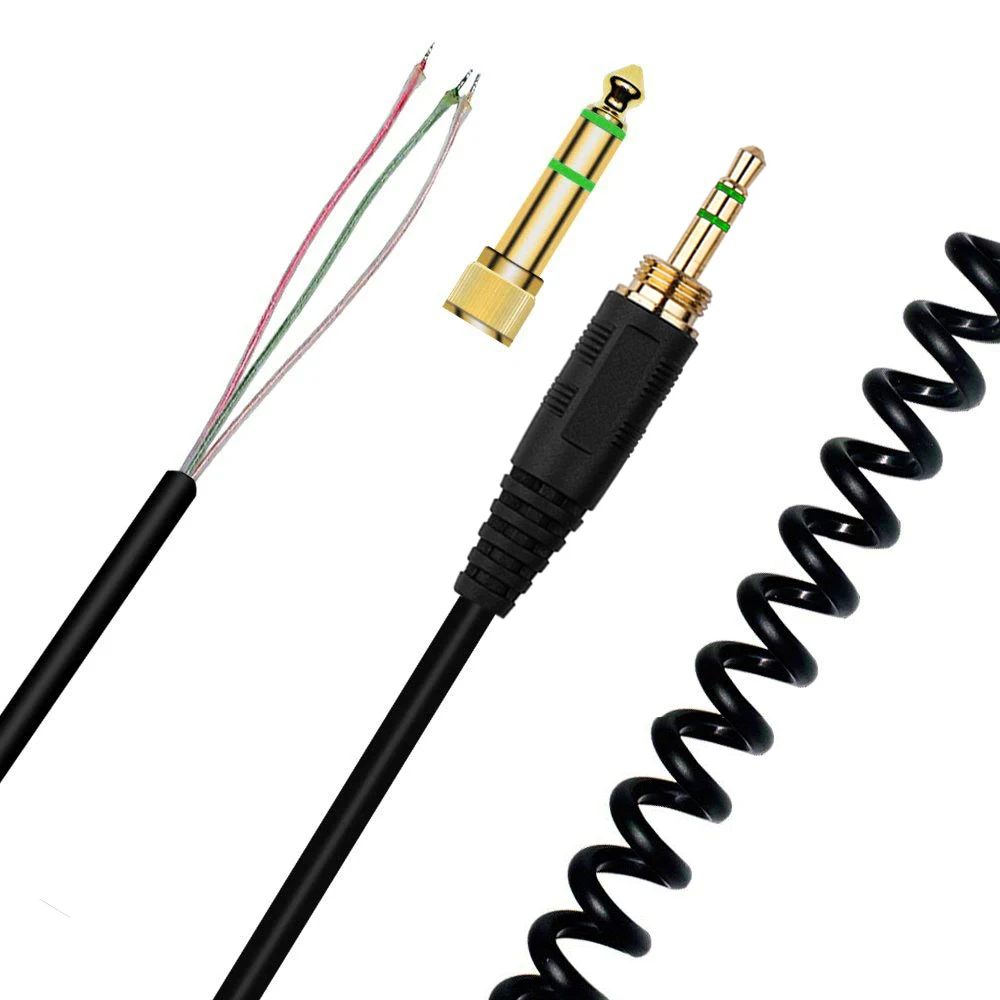 Replacement Cable Extension Spring Coiled Cord for Audio-Technica