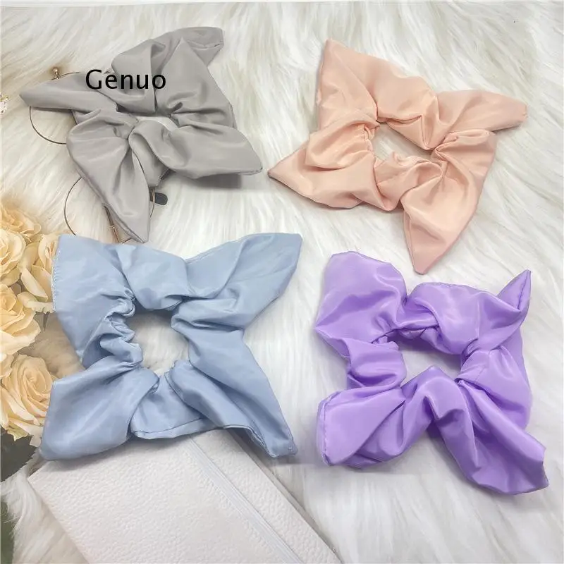 Новинка Женская атласная квадратная резинка для волос эластичная повязка на