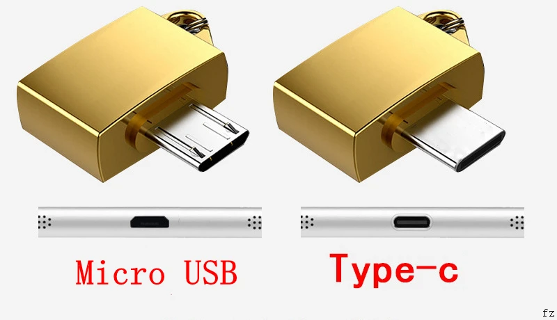 100 шт. Тип C мобильный U диск Micro USB удлинитель OTG кабель адаптер конвертер брелок для Android объем памяти