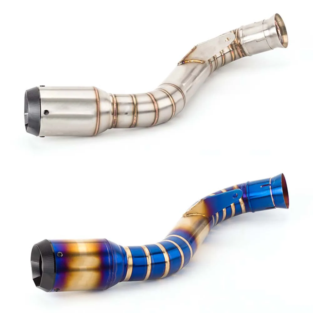 

Motorcycle Full Exhaust System Modified Front Middle Link Pipe Muffler Slip On For Honda CBR650F 2014-2018