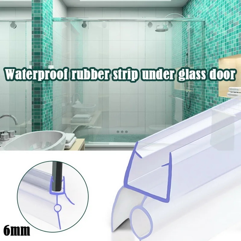 2PCS Glass Thickness 4-6mm Seal Ring Strip For Shower Bathroom Screen Door