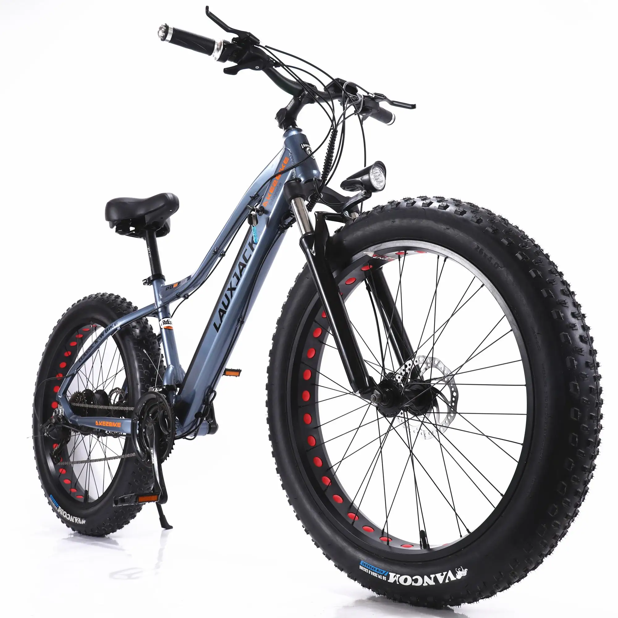 

26 Inch Fat Tire Electric Bicycle 27 Speed Motor 350W/500W 48V Off Road Mountain Snow Electric Bike