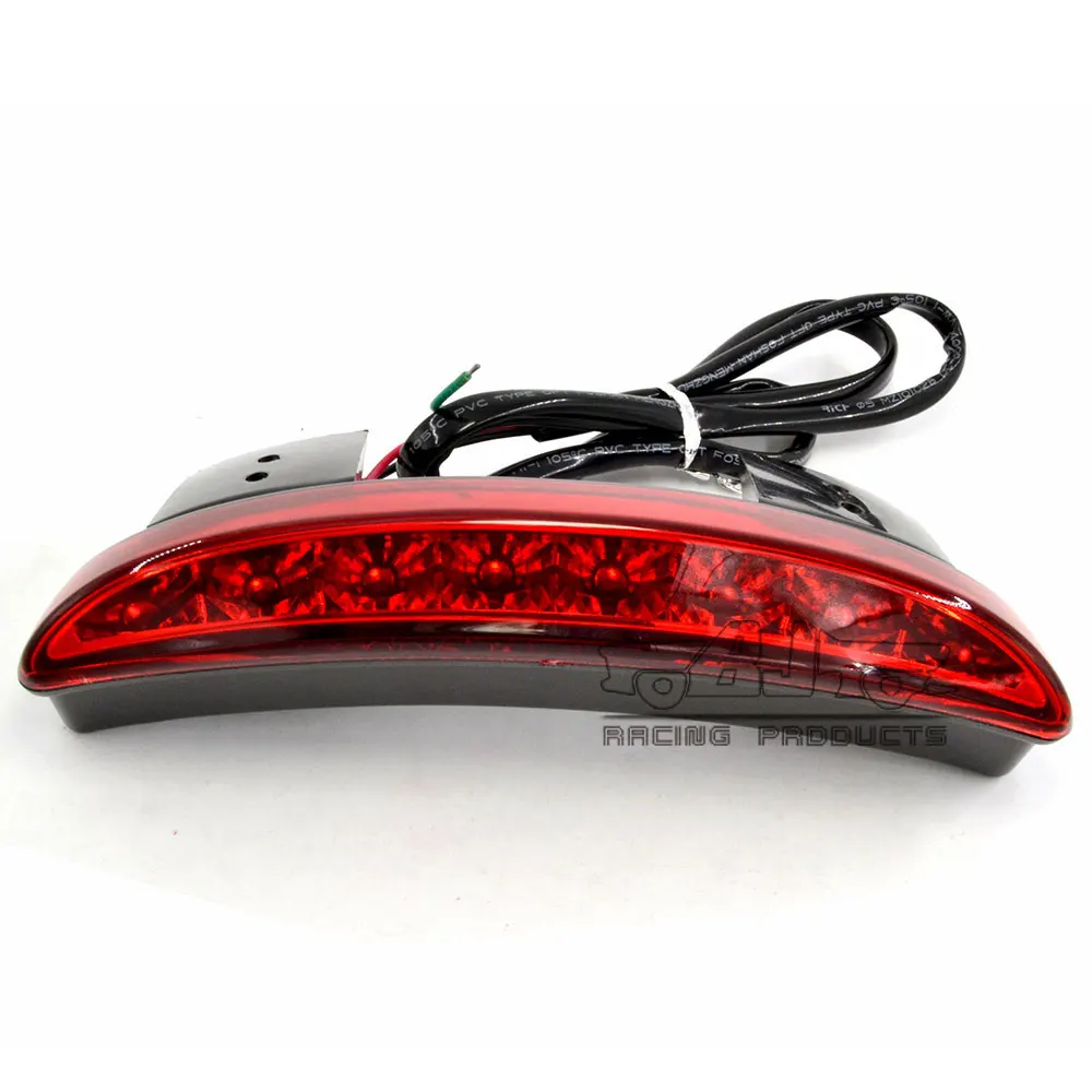 Красный 12 В мотоцикл светодиодный задний фонарь стоп-сигналы для Harley XL883N XL1200N XL1200V XL1200X задний обрезанный край щитка лампа - Цвет: Красный
