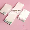 Sharkbang New 80 Sheets Kawaii Sakura And Cat A6 Loose Leaf Notebook Refill Spiral Binder Inner Pages Line Grid Blank Agenda 1