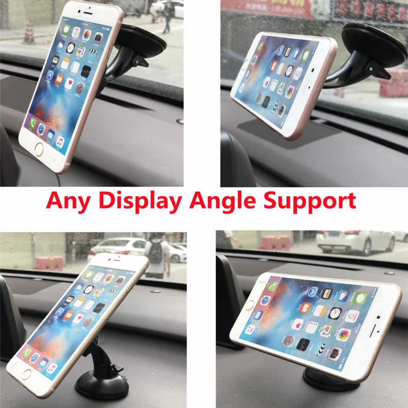 Universal Dashboard / Windshield Magnetic Sticky Suction Cup Car Cell Phone Mount  Holder for iPhone Samsung Smartphones