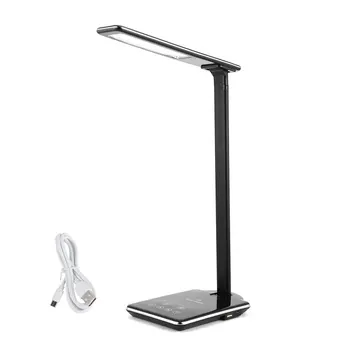 

Wireless Charging LED Desk Lamp USB Rechargeable Eye Care Reading Lamp Wireless Charging Pad Smart Phones Charger