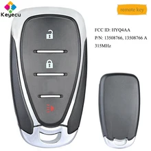KEYECU Smart Proximity Keyless Entry Remote Key With 3 Buttons 315MHz- FOB for Chevrolet SPARK SONIC EQUINOX, HYQ4AA