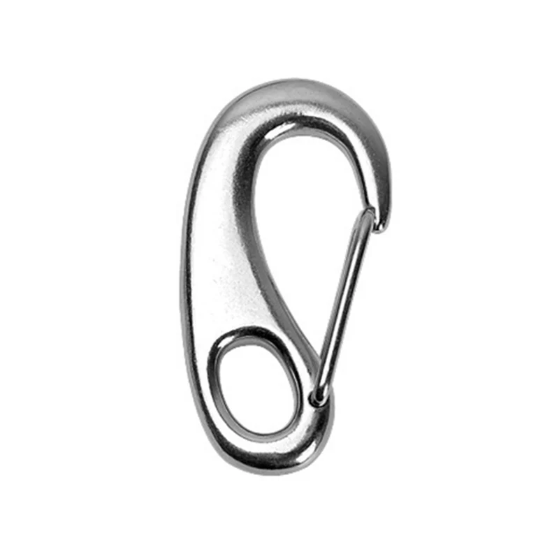 

High Strength Steel Spring Hook Pet Chain Buckle Safety Uk Stainless Steel Carabiner Snap 50 -100mm