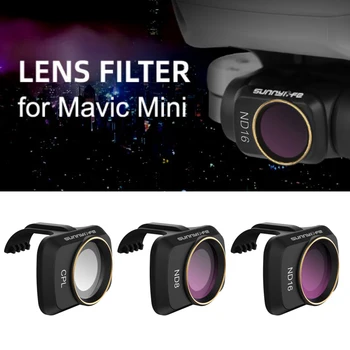 

Drone Camera Filter For DJI Mavic Mini Zoom CPL, ND8, ND16 Gimbal Camera Lens Filter Filters parts Accessories Lightweight