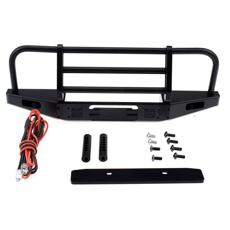 Best Offer of  Universal Metal Front Anti-Collision Bumper for 1/10 RC Crawler Car Traxxas TRX4 Defender Bronco Ax