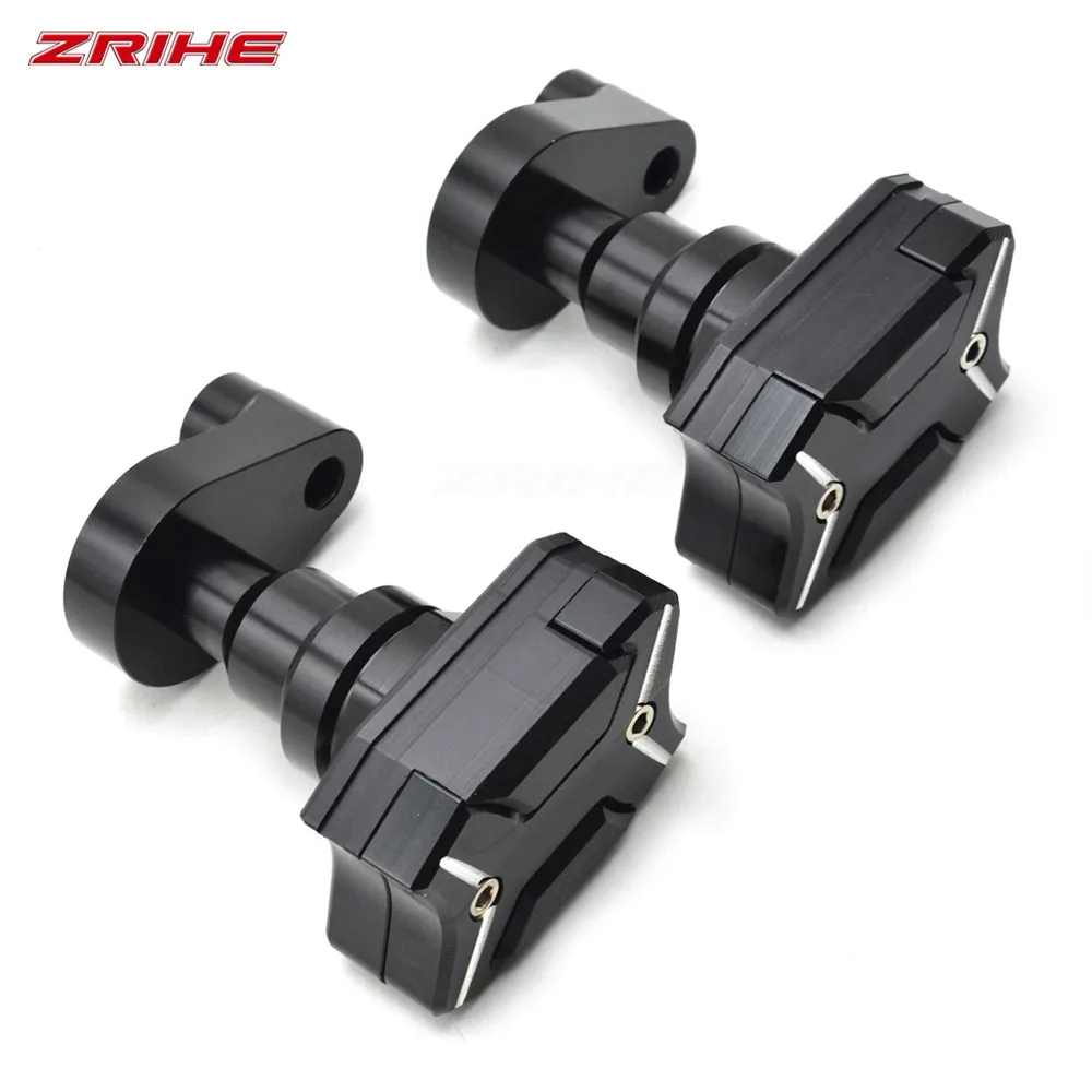 

With Z250 logo Motorcycle cnc aluminum frame Crash Pads Engine Case Sliders Protector For Kawasaki Z250 2011-2015